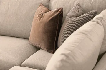Trend 4-sits Vänstervänd L-formad Divansoffa i Tyg - Beige - Products - Möbler - Soffa - Divansoffa & schäslongsoffa - 4 sits soffa med divan