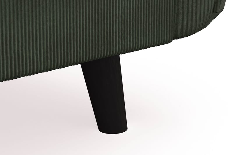 Trend Lyx 3-sits Högervänd L-formad Divansoffa i Manchester - Mörkgrön - Products - Möbler - Soffa - Divansoffa & schäslongsoffa - 4 sits soffa med divan