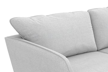 Trend Lyx 3-sits Högervänd L-formad Divansoffa i Tyg - Ljusgrå - Products - Möbler - Soffa - Divansoffa & schäslongsoffa - 4 sits soffa med divan