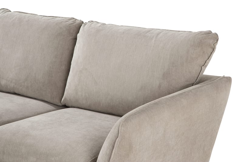 Trend Lyx 3-sits Vänstervänd L-formad Divansoffa i Tyg - Beige - Products - Möbler - Soffa - Divansoffa & schäslongsoffa - 4 sits soffa med divan