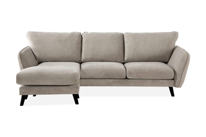 Trend Lyx 3-sits Vänstervänd L-formad Divansoffa i Tyg - Beige - Products - Möbler - Soffa - Divansoffa & schäslongsoffa - 4 sits soffa med divan