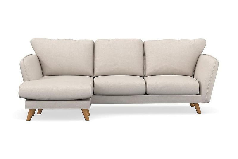 Trend Lyx 3-sits Vänstervänd L-formad Divansoffa i Tyg - Beige - Products - Möbler - Soffa - Divansoffa & schäslongsoffa - 4 sits soffa med divan