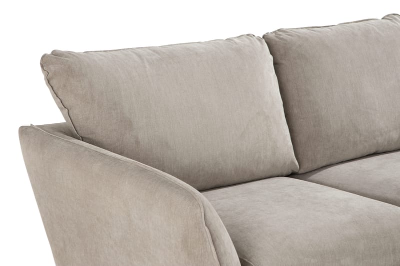 Trend Lyx 3-sits Vänstervänd L-formad Divansoffa i Tyg - Beige - Products - Möbler - Soffa - Divansoffa & schäslongsoffa - 4 sits soffa med divan
