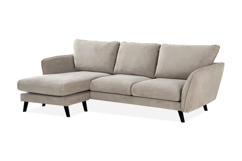 Trend Lyx 3-sits Vänstervänd L-formad Divansoffa i Tyg - Beige - Products - Möbler - Soffa - Divansoffa & schäslongsoffa - 4 sits soffa med divan