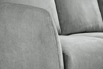 Trend Lyx 3-sits Vänstervänd L-formad Divansoffa i Tyg - Grå - Products - Möbler - Soffa - Divansoffa & schäslongsoffa - 4 sits soffa med divan