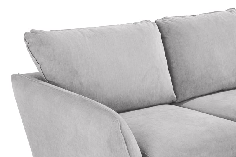 Trend Lyx 3-sits Vänstervänd L-formad Divansoffa i Tyg - Ljusgrå - Products - Möbler - Soffa - Divansoffa & schäslongsoffa - 4 sits soffa med divan