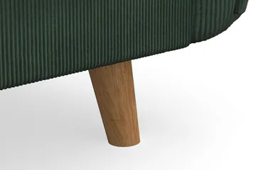 Trend Lyx 4-sits Högervänd L-formad Schäslongsoffa i Manchester - Mörkgrön - Products - Möbler - Soffa - Divansoffa & schäslongsoffa - 4 sits soffa med divan