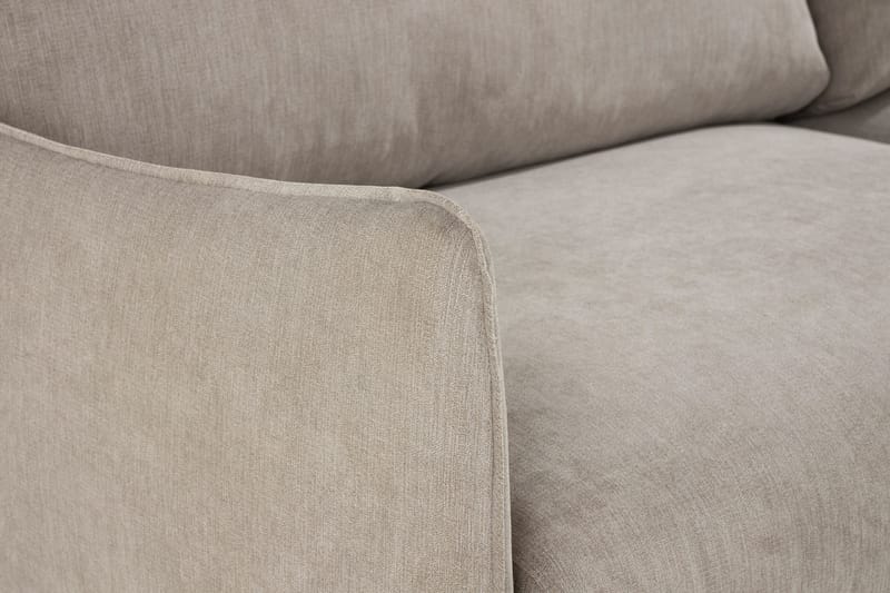 Trend Lyx 4-sits Högervänd L-formad Schäslongsoffa i Tyg - Beige - Products - Möbler - Soffa - Divansoffa & schäslongsoffa - 4 sits soffa med divan