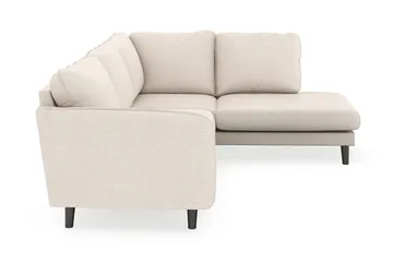 Trend Lyx 4-sits Högervänd L-formad Schäslongsoffa i Tyg - Beige - Products - Möbler - Soffa - Divansoffa & schäslongsoffa - 4 sits soffa med divan