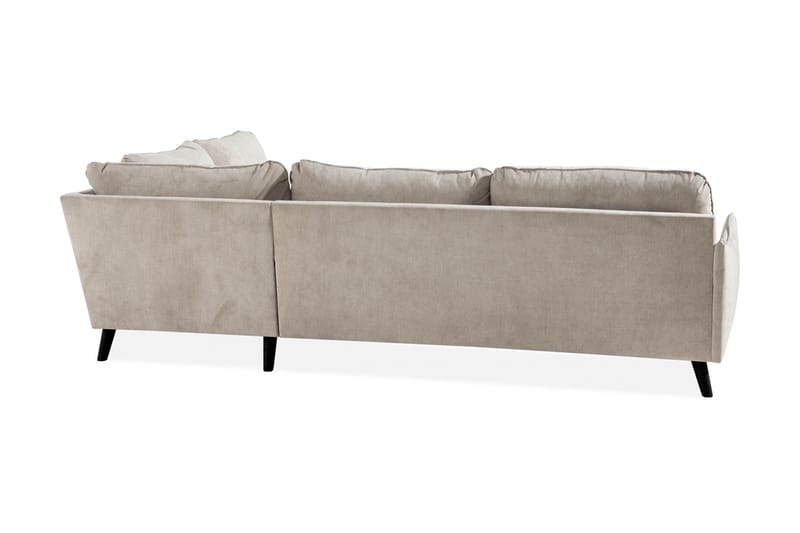 Trend Lyx 4-sits Högervänd L-formad Schäslongsoffa i Tyg - Beige - Products - Möbler - Soffa - Divansoffa & schäslongsoffa - 4 sits soffa med divan