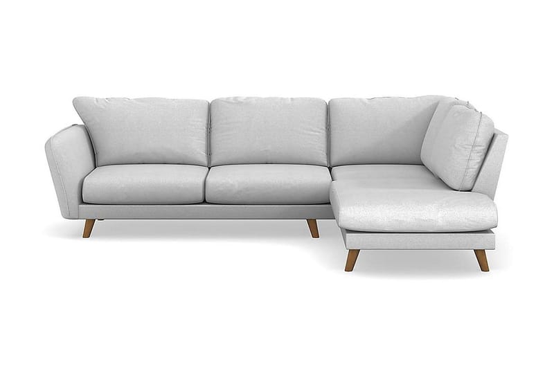 Trend Lyx 4-sits Högervänd L-formad Schäslongsoffa i Tyg - Ljusgrå - Products - Möbler - Soffa - Divansoffa & schäslongsoffa - 4 sits soffa med divan