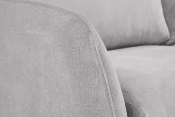 Trend Lyx 4-sits Högervänd L-formad Schäslongsoffa i Tyg - Ljusgrå - Products - Möbler - Soffa - Divansoffa & schäslongsoffa - 4 sits soffa med divan