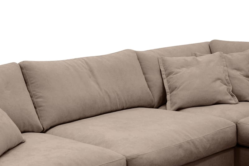 Valencia Extra Djup 4-sits Soffa med Schäslong Höger - Mörkbrun - Products - Möbler - Soffa - Divansoffa & schäslongsoffa - 4 sits soffa med divan