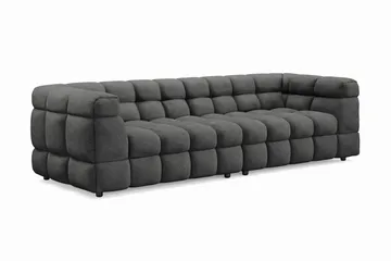 Elise Bubblig Soffgrupp 4-sits Soffa + Fåtölj - Mörkgrå - Products - Möbler - Soffa - Soffgrupp