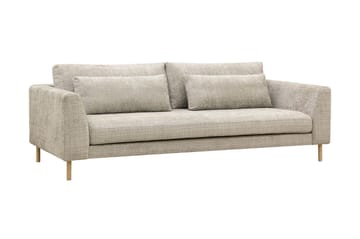 Florenz 3-sits Soffa i Chenille - Grå / Beige - Products - Möbler - Soffa - 3 sits soffa