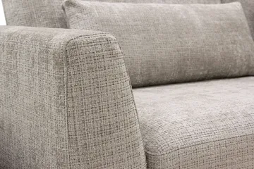 Florenz 3-sits Soffa i Chenille - Grå / Beige - Products - Möbler - Soffa - 3 sits soffa