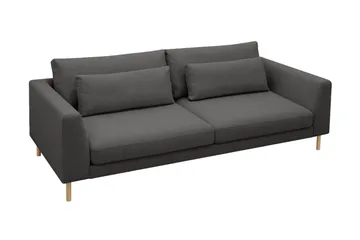 Florenz 3-sits Tygsoffa - Mörkgrå - Products - Möbler - Soffa - 3 sits soffa