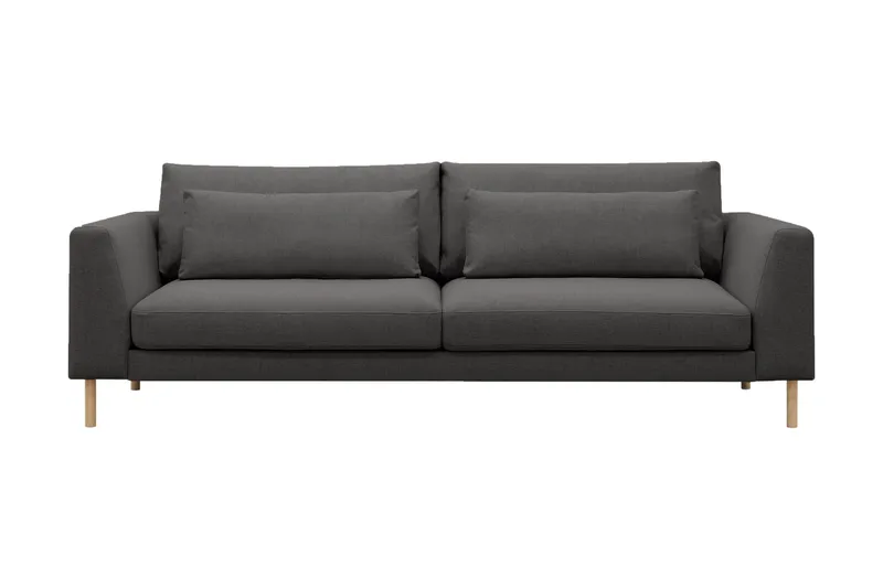 Florenz 3-sits Tygsoffa - Mörkgrå - Products - Möbler - Soffa - 3 sits soffa