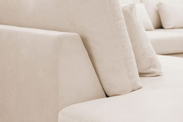 Grande 5-sits Soffa med Schäslong Vänster - Beige Manchester - Products - Möbler - Soffa - Divansoffa & schäslongsoffa