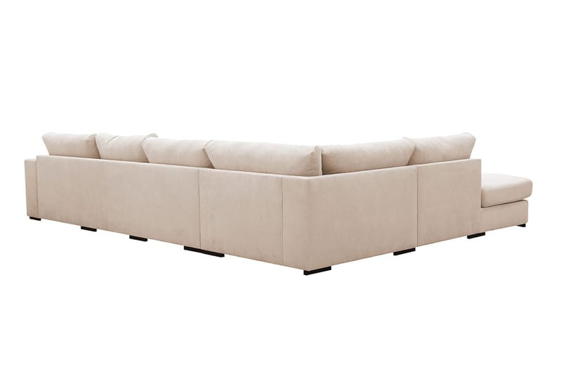 Grande 5-sits U-Soffa med Divan Höger - Beige Manchester - Products - Möbler - Soffa - U-soffa