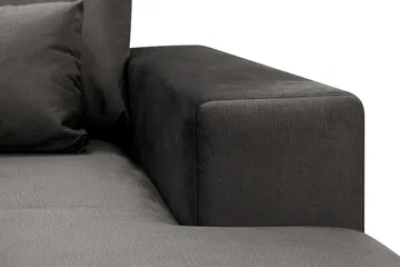 Grande 5-sits U-Soffa med Divan Höger - Mörkgrå Sammet - Products - Möbler - Soffa - Sammetssoffa