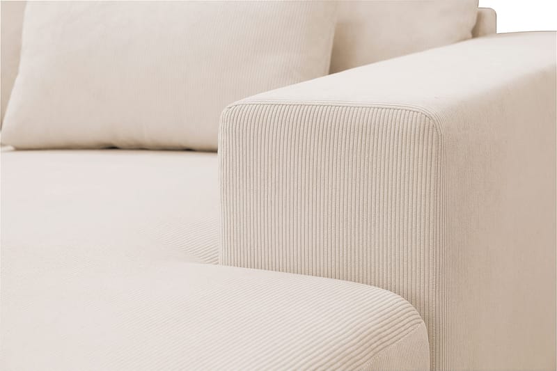 Grande 6-sits U-Soffa med Divan Höger - Beige Manchester - Products - Möbler - Soffa - U-soffa