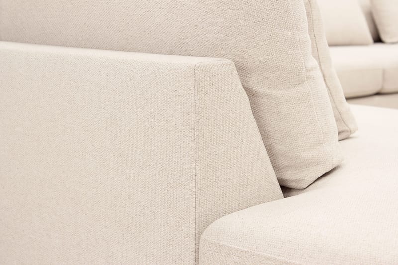 Grande 6-sits U-Soffa med Divan Höger - Beige Tyg - Products - Möbler - Soffa - U-soffa