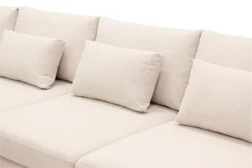 Grande 6-sits U-Soffa med Divan Höger - Beige Tyg - Products - Möbler - Soffa - U-soffa