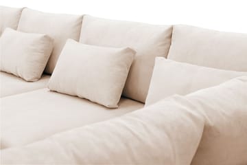 Grande 6-sits U-Soffa med Divan Vänster - Beige Manchester - Products - Möbler - Soffa - U-soffa