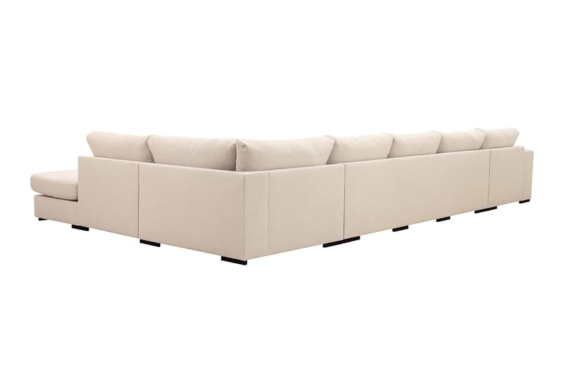 Grande 6-sits U-Soffa med Divan Vänster - Beige Tyg - Products - Möbler - Soffa - U-soffa