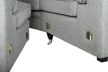 Howard hörnsoffa i Grått tyg 5-sits soffa - Grått - Products - Möbler - Soffa - Hörnsoffa