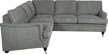 Howard hörnsoffa i Grått tyg 5-sits soffa - Grått - Products - Möbler - Soffa - Hörnsoffa