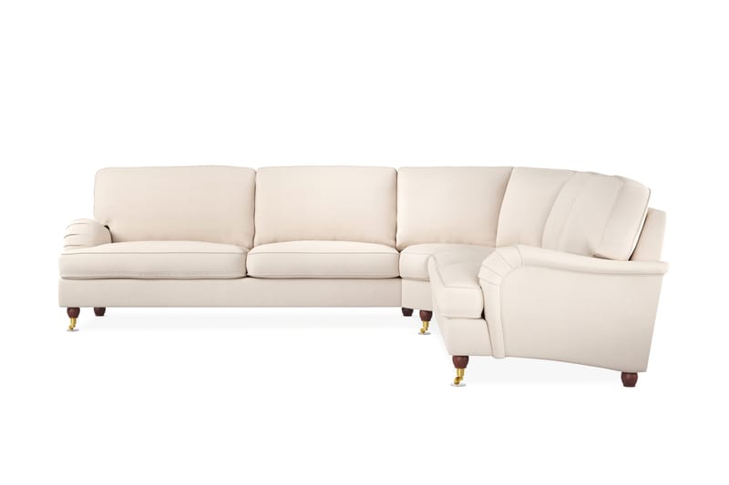 Howard Lyx 6-sits Vänstervänd L-formad Hörnsoffa i Manchester - Beige - Products - Möbler - Soffa - Hörnsoffa