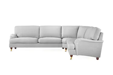 Howard Lyx 6-sits Vänstervänd L-formad Hörnsoffa i Tyg - Ljusgrå - Products - Möbler - Soffa - Hörnsoffa