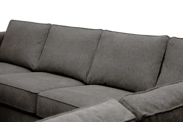 Optus 5-sits Hörnsoffa med divan vändbar - Mörkgrå - Products - Möbler - Soffa - Hörnsoffa