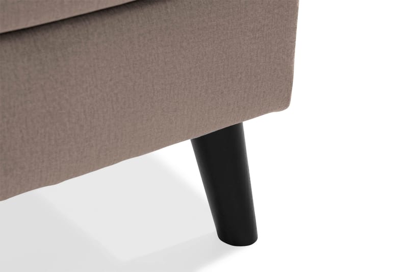 Trend 5-sits Högervänd L-formad Hörnsoffa med Divan i Sammet - Brun - Products - Möbler - Soffa - Hörnsoffa