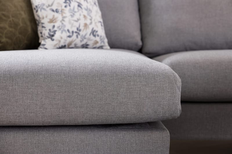 Trend 5-sits Högervänd U-formad Hörnsoffa med divan i Tyg - Grå - Products - Möbler - Soffa - Hörnsoffa