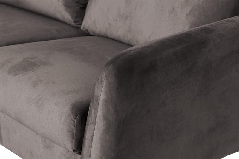 Trend 5-sits Vänstervänd U-formad Hörnsoffa med divan i Sammet - Mörkgrå - Products - Möbler - Soffa - Hörnsoffa
