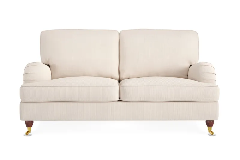 Howard Lyx 2-sits Manchestersoffa - Beige - Products - Möbler - Soffa - 2 sits soffa