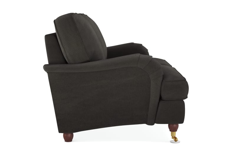 Howard Lyx 2-sits Manchestersoffa - Mörkgrå - Products - Möbler - Soffa - 2 sits soffa