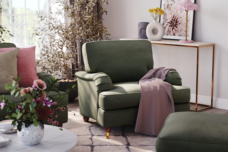 Howard Lyx 2-sits Manchestersoffa - Mörkgrön - Products - Möbler - Soffa - 2 sits soffa