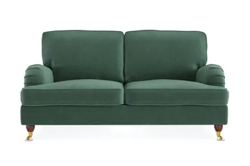 Howard Lyx 2-sits Sammetssoffa - Mörkgrön - Products - Möbler - Soffa - Sammetssoffa