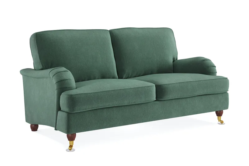 Howard Lyx 2-sits Sammetssoffa - Mörkgrön - Products - Möbler - Soffa - Sammetssoffa