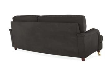 Howard Lyx 3-sits Svängd Manchestersoffa - Mörkgrå - Products - Möbler - Soffa - 3 sits soffa