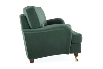 Howard Lyx 3-sits Svängd Sammetssoffa - Mörkgrön - Products - Möbler - Soffa - 3 sits soffa