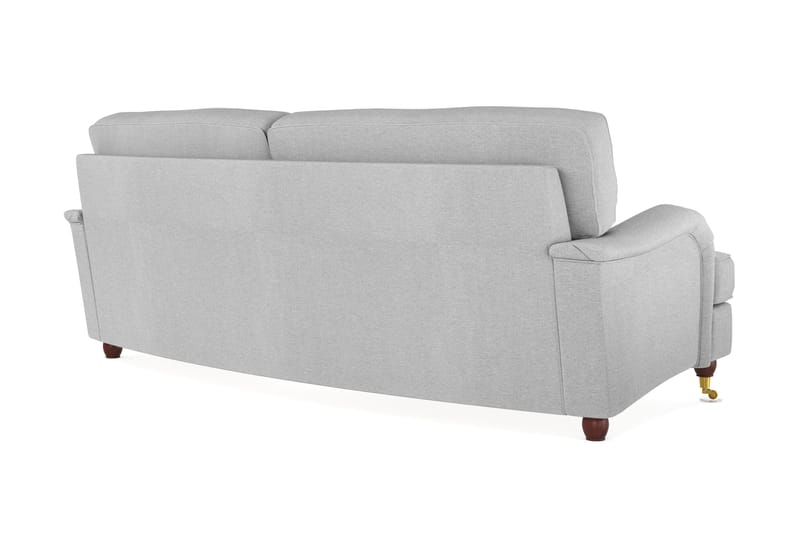 Howard Lyx 3-sits Svängd Tygsoffa - Ljusgrå - Products - Möbler - Soffa - 3 sits soffa