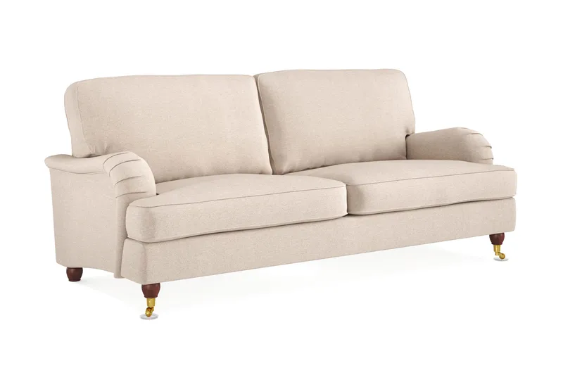 Howard Lyx 3-sits Tygsoffa - Beige - Products - Möbler - Soffa - 3 sits soffa