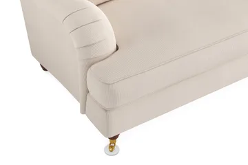 Howard Lyx 4-sits Manchestersoffa - Beige - Products - Möbler - Soffa - Howardsoffa