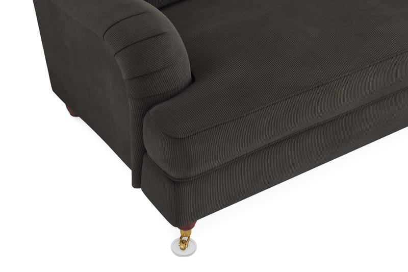 Howard Lyx 4-sits Manchestersoffa - Mörkgrå - Products - Möbler - Soffa - Howardsoffa
