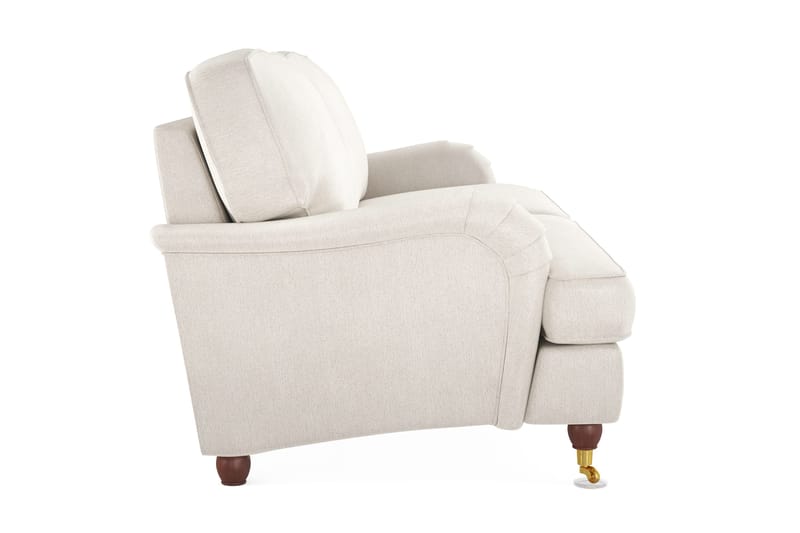 Howard Lyx 4-sits Sammetssoffa - Krämvit - Products - Möbler - Soffa - Sammetssoffa